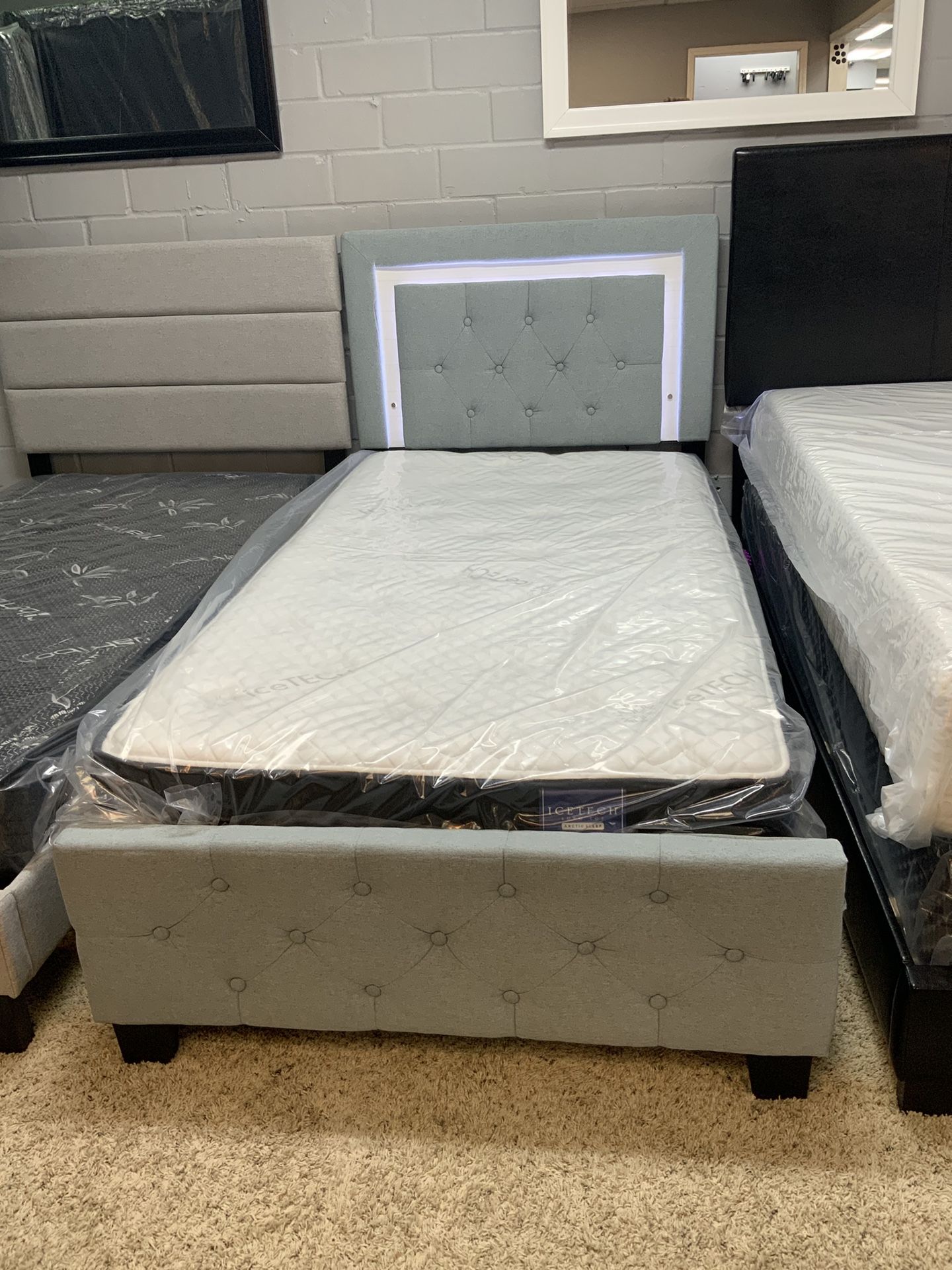 Twin Bed With Mattress