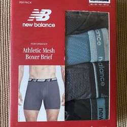Nb Men’s Athletic Mesh Boxer Brief 4 Pack 