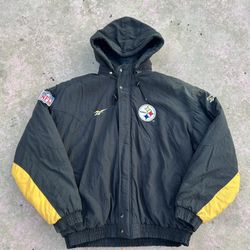 Vintage NFL Steelers Puffer Jacket