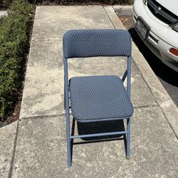 Blue Folding Chair 