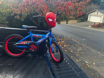 Child Kid Children Bike 16” Wheels Spider-Man Spider Man Spiderman Bicycle Tricycle Trike in Good Condition