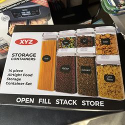 Storage Containers 14 Piece Set