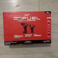Milwaukee M12 Fuel 2-tool Combo Kit 