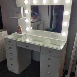 Vanity Desk, Tocador, Makeup Mirror 