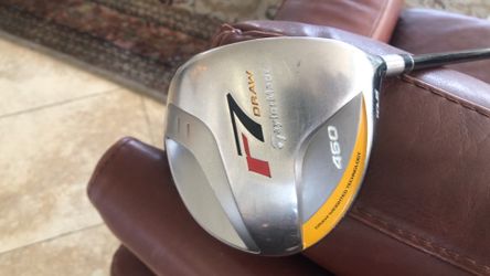 TaylorMade R7 Draw Driver RH 10.5 TM Fujikura Graphite Reax 55 stiff shaft