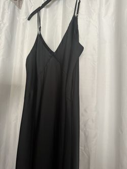 Black Slit Dress
