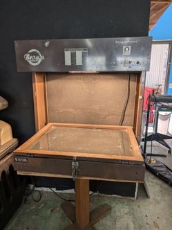 Screen printing exposure unit