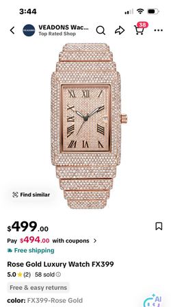 Rose Gold Watch