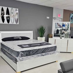 Brand New Queen Bedroom Set- Shop Now Pay Later