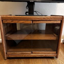Wooden Storage TV Console
