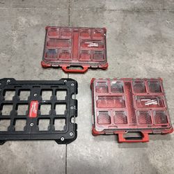 Milwaukee Packout x 3 $80