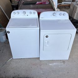 Whirl pool side by side washer/dryer