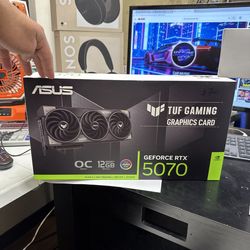 ASUS TUF GeForce RTX™ 5070 12GB GDDR7 OC Edition Graphics Card, NVIDIA, Desktop (PCIe® 5.0, HDMI®/DP 2.1, 3.125-Slot, Military-Grade Components, Prote