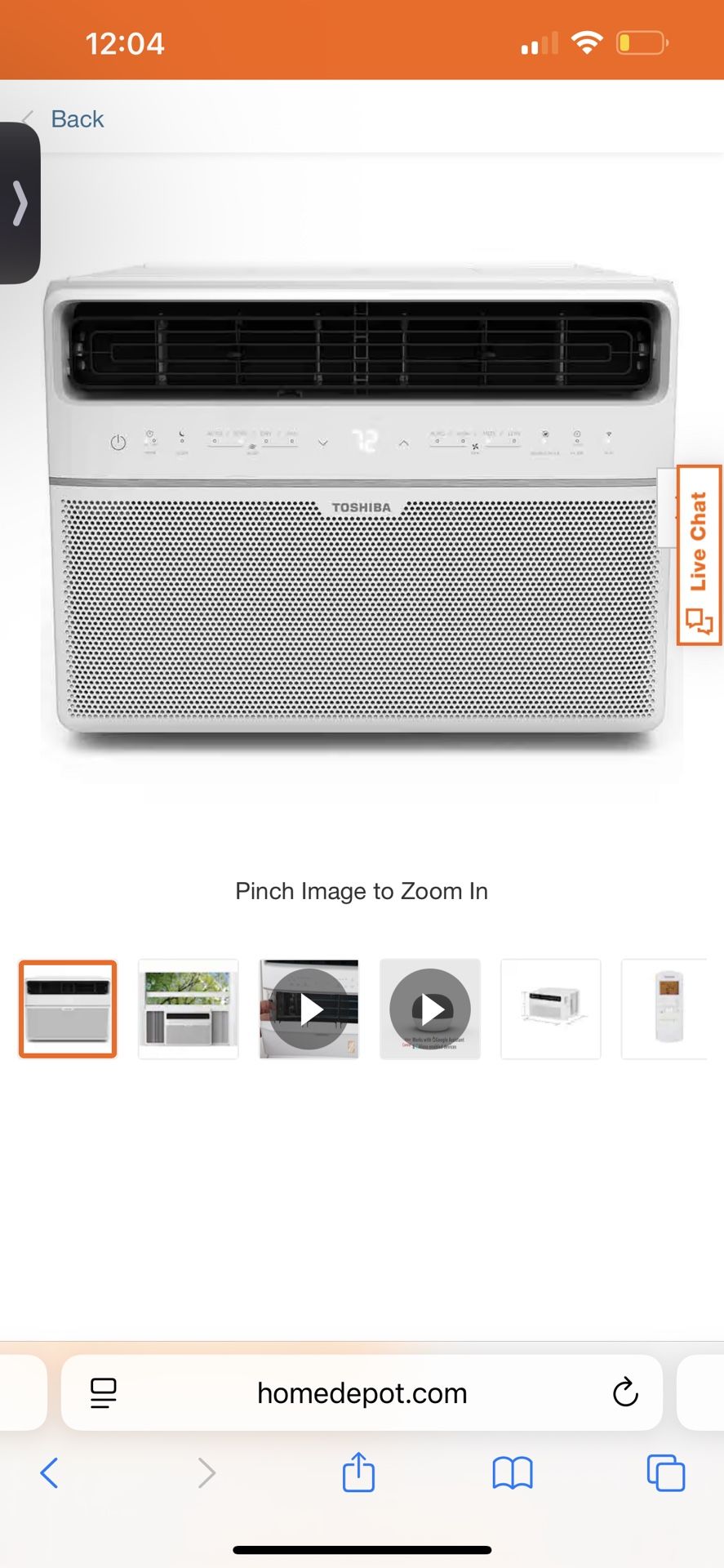 New Toshiba Window AC