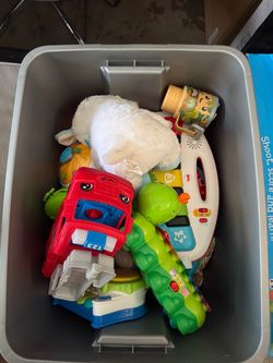 Large Bin Full of Kids’ Toys – Toddler Toy Bundle
