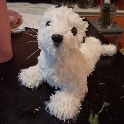 White SEAL focal BLANCA DE adorno