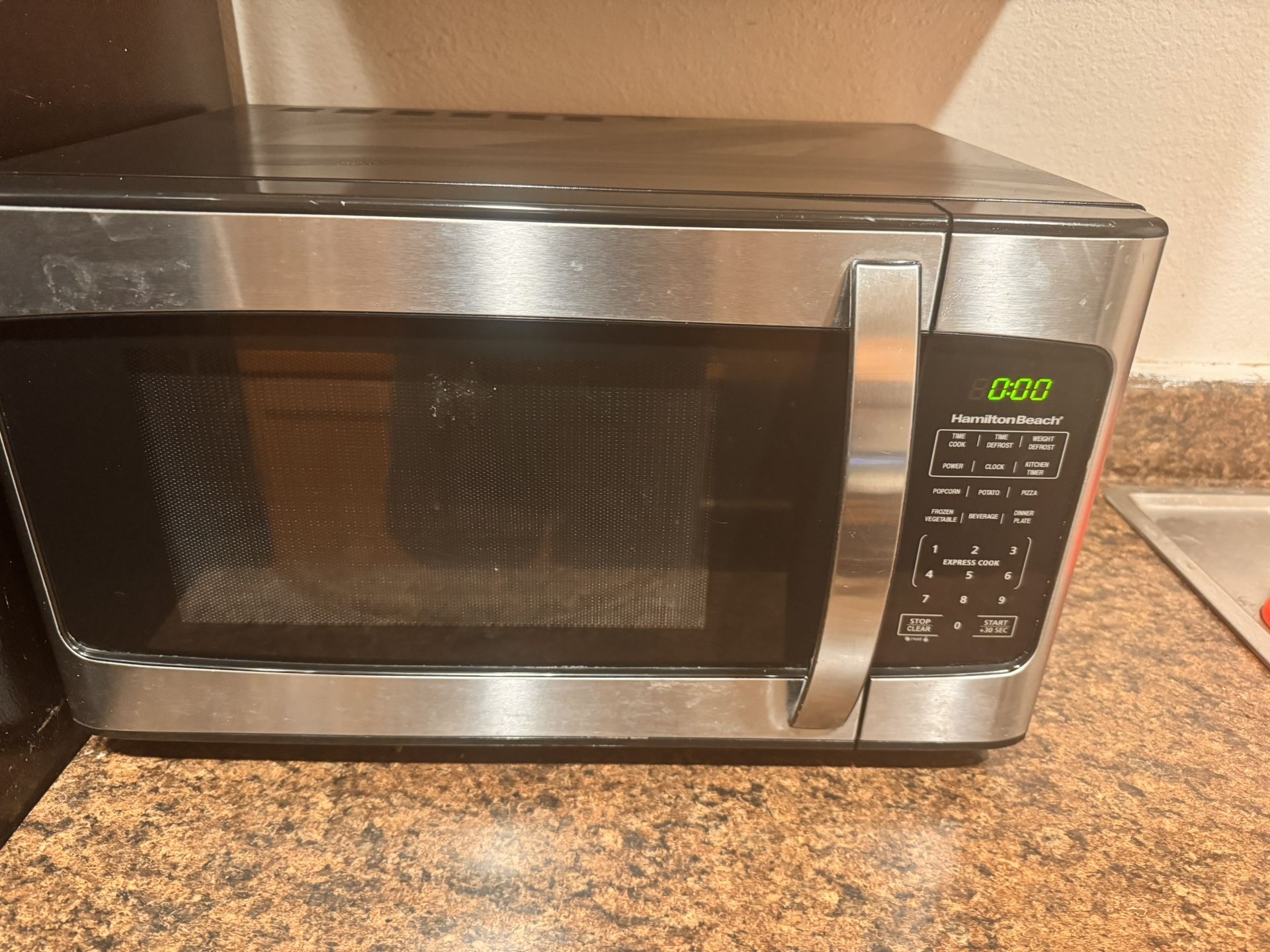 Hamilton Beach Stainless Steel Microwave