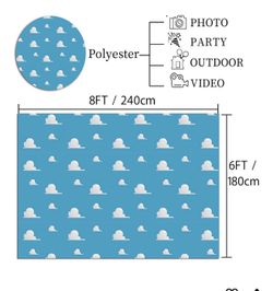 Toy Story Cloud Backdrops