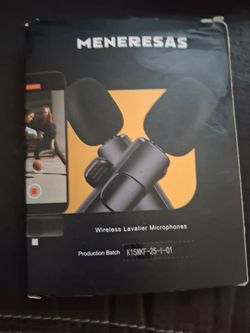 Meneresas Wireless Lavalier Microphones