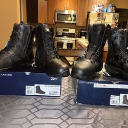 2 Sets Of New Reebok Tactical Boots Size 13