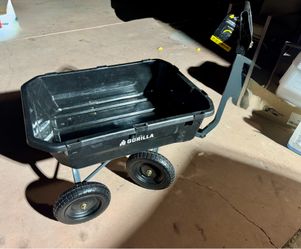 Gorilla 7 Cu. Ft. Heavy Duty Dump Cart wagon carreta