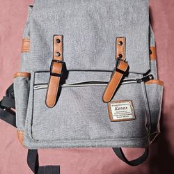 Kenox  Vintage Canvas Backpack School/Laptop Bag 