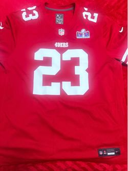 Christian McCaffrey Super Bowl LVIII jersey