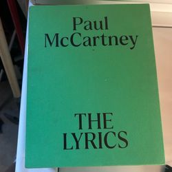 Paul McCartney The Lyrics Books