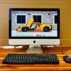 Apple iMac 21.5” 2014 i5 8GB 256GB SSD Big Sur 11 Cracked Glass Fully Functional!!