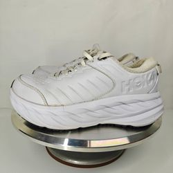 Size 6.5 US Women's HOKA Bondi SR in white