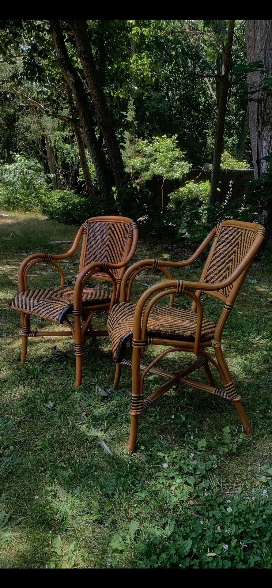 Vintage French Bistro Chairs 