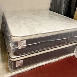 King Size Mattress 14” Inches Thick Pillow Top. New From Factory. Available All Size. Same Day Delivery