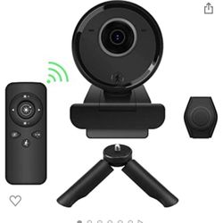 TNTOR W66/B-R 1080P 30FPS Webcam with AI Auto Tracking, Dual Microphone & High-Performance Adaptive Light Sensor, HD USB Computer Web Camera, for OBS/