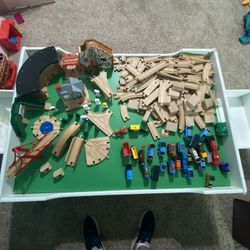 Train And Lego Table