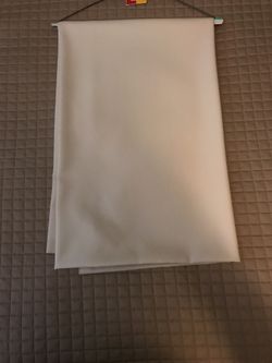 60” x 90” Ivory Linen