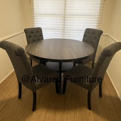 Round Dining Table Set 