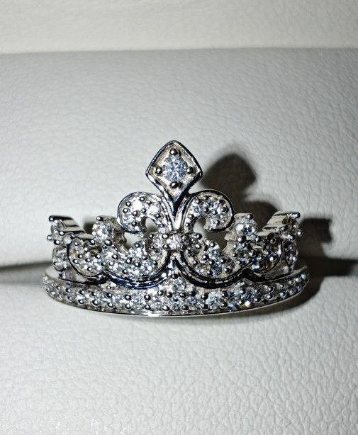 Helzberg Diamond Sterling Silver Ring 1/4 Ct