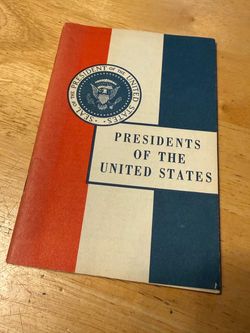 1963 Presidents of the United States Booklet