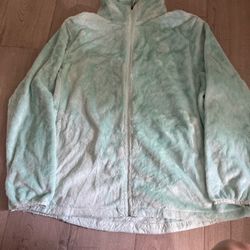 The north face women Osito fleece jacket mint color new without tag  3xl