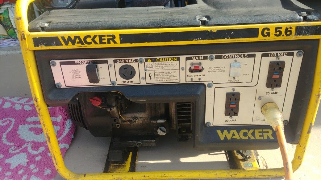 WACKER G5.6 GP5600 PREMIUM HONDA POWERED GENERATOR