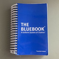 THE BLUEBOOK A Uniform System Of Citation
