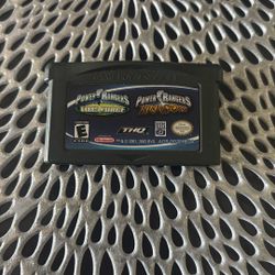 Game Boy advance, Power Rangers time, force, and ninja storm