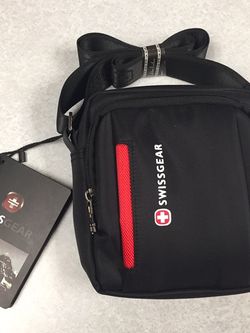 SwissGear Multifunction Nylon Bag With Strap. Black
