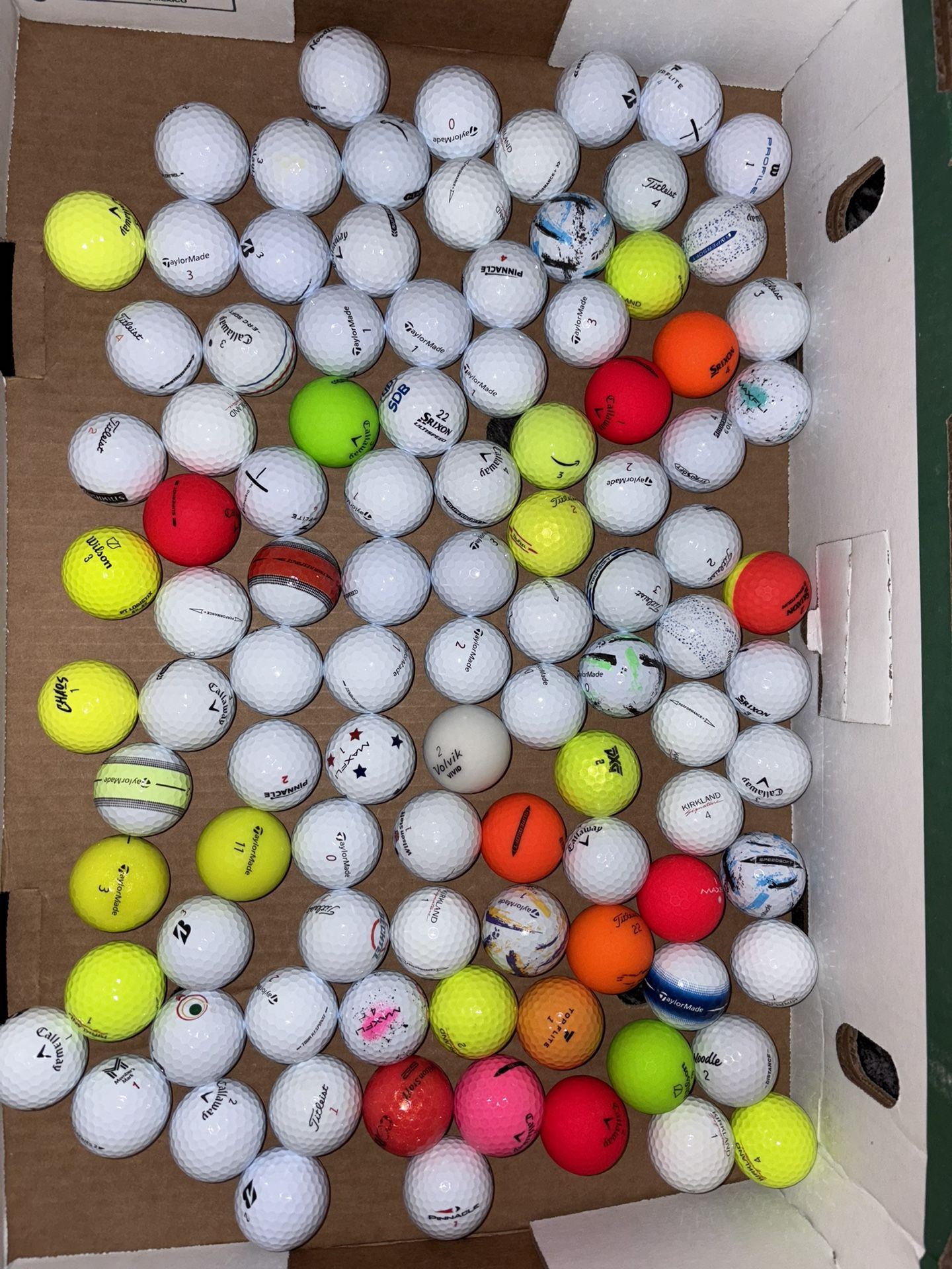100 Golf Balls
