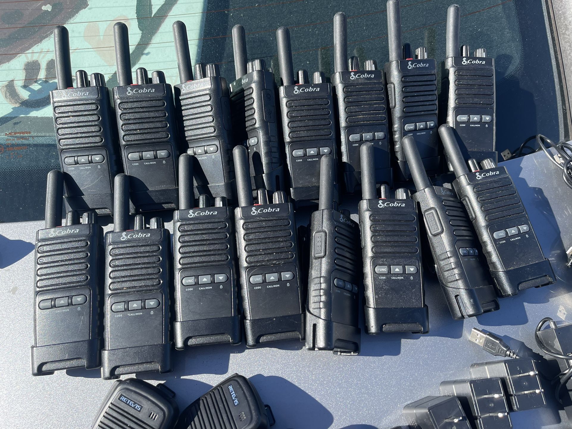 16ct Cobra PX652 Pro Business 42-Mile Range FRS 2-Way Radios