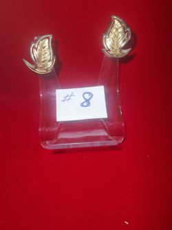 Goldtone Clip On Earrings