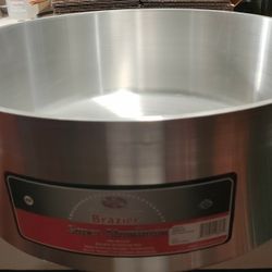 Winco Winware Restaurant Quality Brazier Aluminum Pan 28-qt