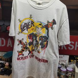 SLAYER South Heaven LP 1990 reprint from 2010 NO DAMAGE SIZE LARGE