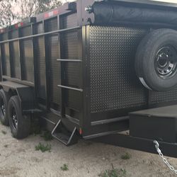 New heavy duty dump trailer
