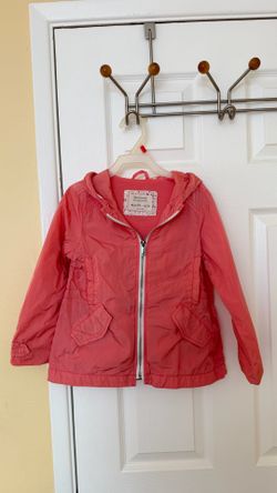 Girl’s Zara  Windbreaker Hooded Jacket Size 5/6